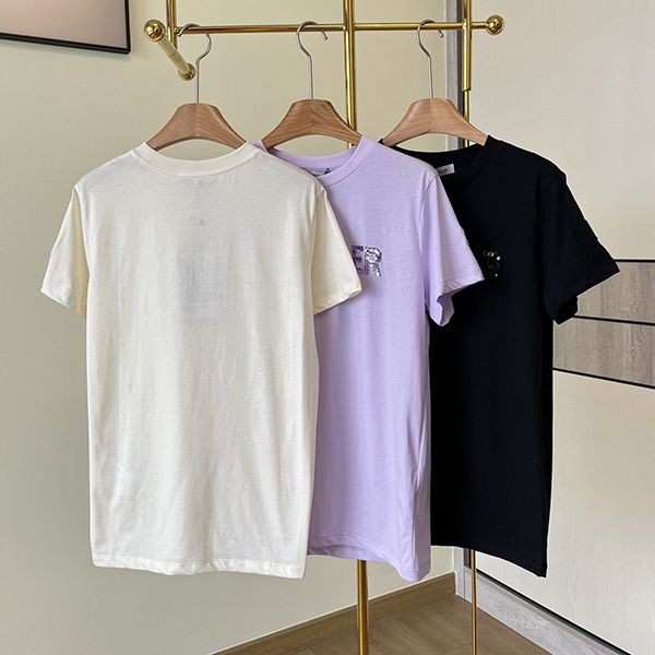 新色☆希少 モンクレール 偽物 ロゴ胸に刺繍Tシャツ 選べる3色 moz86999
